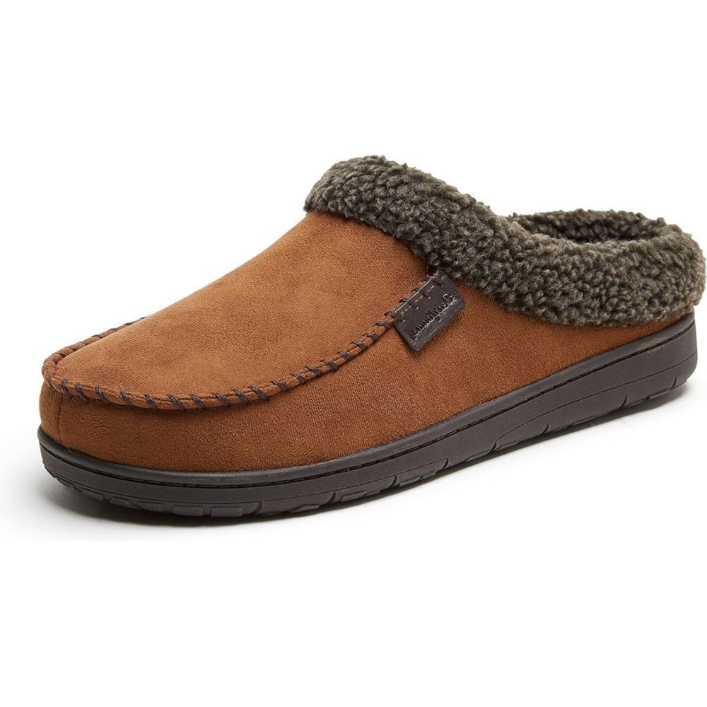 Dearfoam Memory Foam Clog Slippers Chestnut LW (11-12) NWT IN PACKAGING